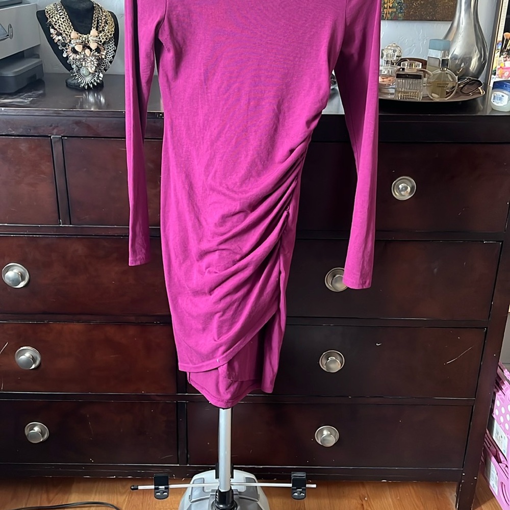 Elegant Purple Women's Dress
